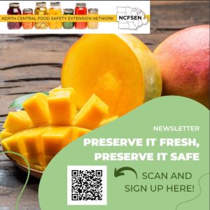 Preserve it Fresh, Preserve it Safe Newsletter Sign-up!