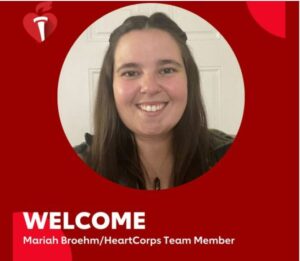 American Heart Association HeartCorps Team Member is Serving with Extension Manitowoc County