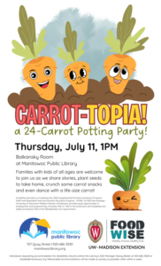 Carrot-Topia! a 24 Carrot Potting Party!